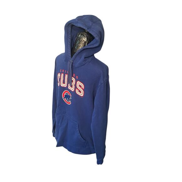 Chicago Cubs Fanatics Blue Hoodie‎ Size Large MLB - Picture 3 of 7